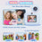 M8 2.4-inch IPS Screen Dual Lens Kids Print Camera Instant Thermal Photo Printer - Blue - 4