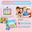 M8 2.4-inch IPS Screen Dual Lens Kids Print Camera Instant Thermal Photo Printer - Blue - 5