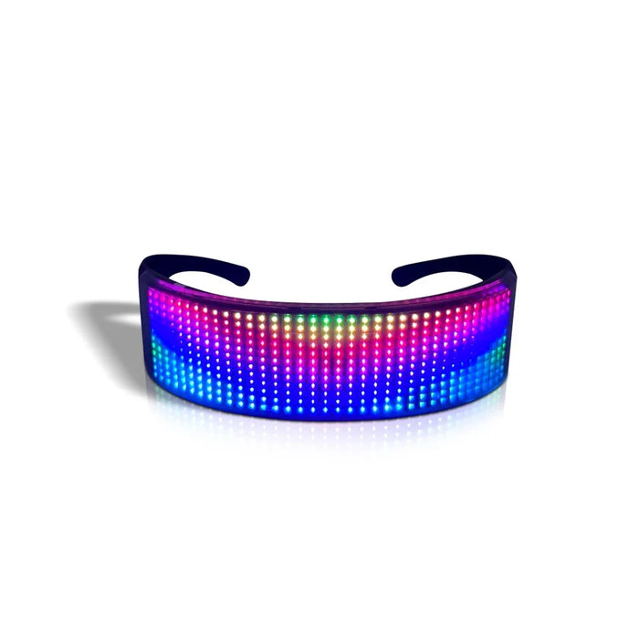 App Bluetooth-compatible Control Luminous Glasses DIY Content LED Glowing Glasses Party Atmosphere Props - 7
