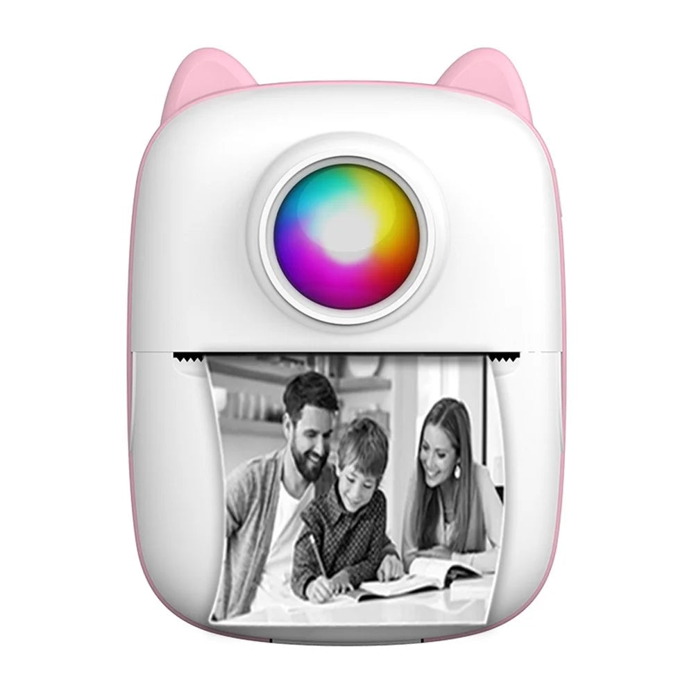 X2 Mini Home Bluetooth-compatible Thermal Printer Photo Label Notes Printing Machine - Pink - 1