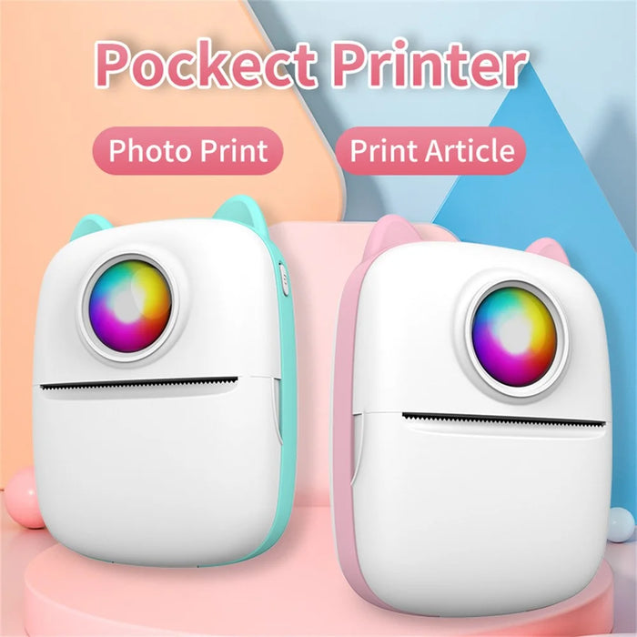 X2 Mini Home Bluetooth-compatible Thermal Printer Photo Label Notes Printing Machine - Pink - 3