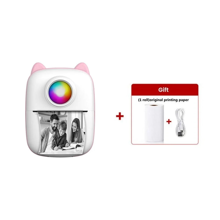 X2 Mini Home Bluetooth-compatible Thermal Printer Photo Label Notes Printing Machine - Pink - 6