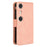 For XREAL Beam Pro Leather Case Phone Wallet Cover with Multiple Card Slots - Pink - 7