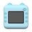 A22 2.4-inch Screen Mini Kids HD Digital Camera Instant Photo Printing Machine - Blue - 2