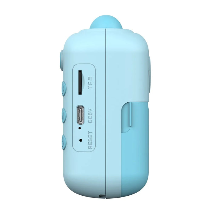 A22 2.4-inch Screen Mini Kids HD Digital Camera Instant Photo Printing Machine - Blue - 3