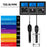 PH-116 5 in 1 Water Quality Multi-Parameter PH EC CF TDS Temperature Test Meter with Backlight - US Plug - 7