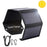 SPB4Z Foldable 4 Solar Panel Charger 8W 5V Portable Solar Charger for Outdoor Hiking Camping - Black - 1