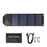SPB4Z Foldable 4 Solar Panel Charger 8W 5V Portable Solar Charger for Outdoor Hiking Camping - Black - 3