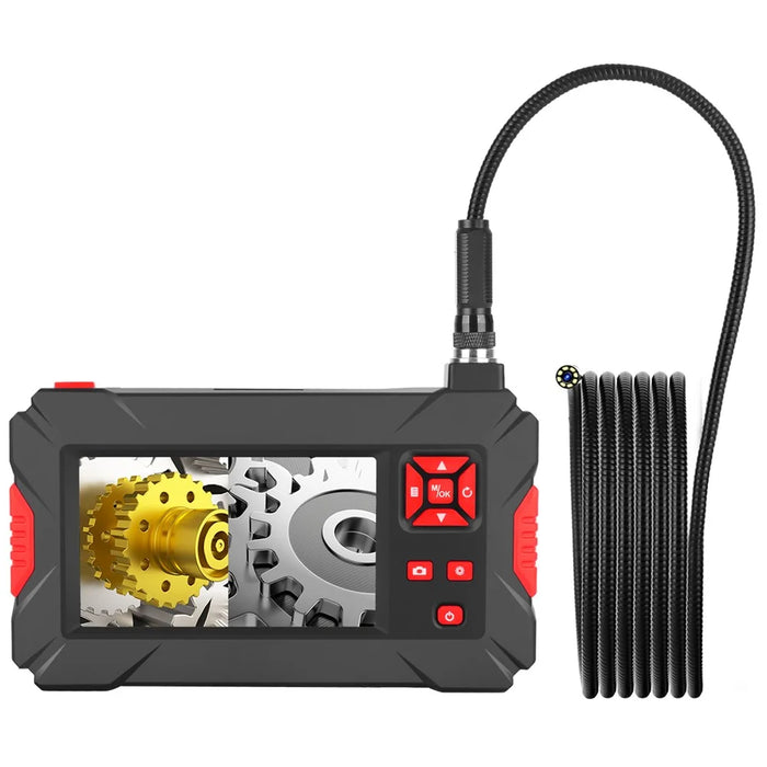 P30 1m Snake Endoscope Camera with Light 8mm Dual Lens IP68 Waterproof Inspection Camera for Car - 1