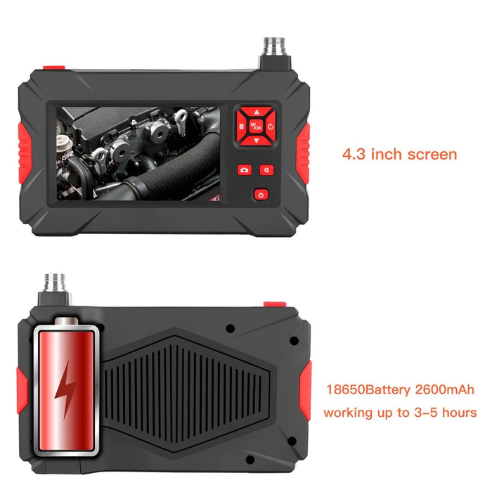 P30 10m Rigid Cord Endoscope Camera HD Borescope with 8+1 Adjustable LED Lights Inspection Camera for Car - 6