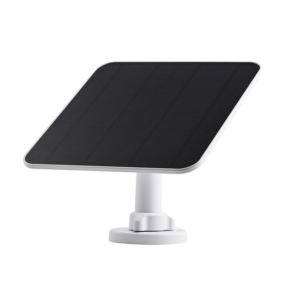 CSP5W-A 5W 5V Camera Solar Panel IP66 Waterproof Monocrystalline Solar Charger with Adjustable Bracket - White - 6