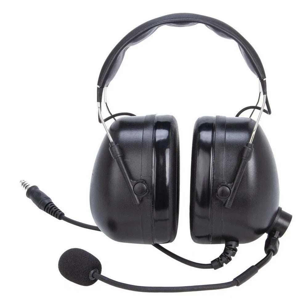 For ICOM IC-V82 / IC-V80 / IC-V8 Aviation Pilot Headphone Walkie Talkie Headset with U94 PTT Adapter - 3