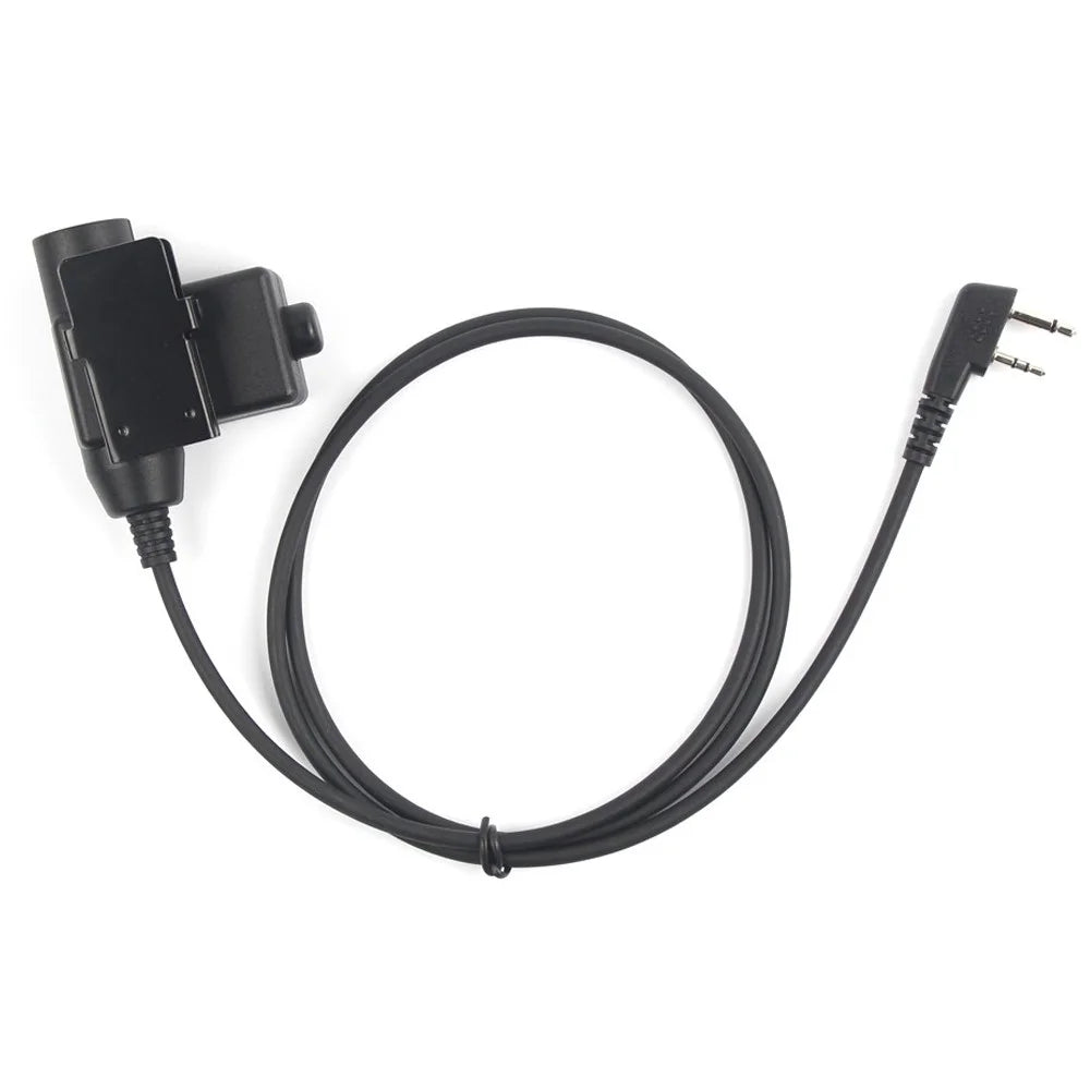 For ICOM IC-V82 / IC-V80 / IC-V8 Aviation Pilot Headphone Walkie Talkie Headset with U94 PTT Adapter - 7