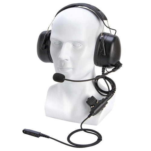 For Baofeng UV-9R / UV-9R Plus / BF-A58 Pilot Headphone Walkie Talkie Headset with U94 PTT Adapter - 1
