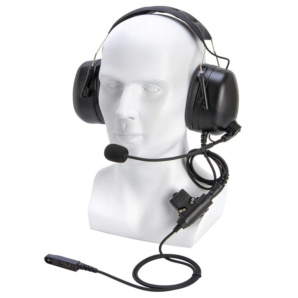For Baofeng UV-9R / UV-9R Plus / BF-A58 Pilot Headphone Walkie Talkie Headset with U94 PTT Adapter - 1