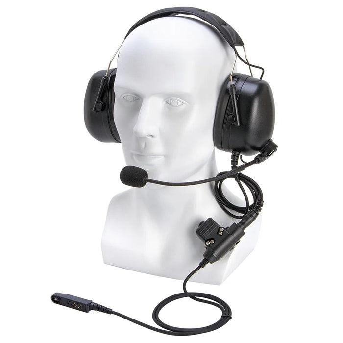 For Baofeng UV-9R / UV-9R Plus / BF-A58 Pilot Headphone Walkie Talkie Headset with U94 PTT Adapter - 1