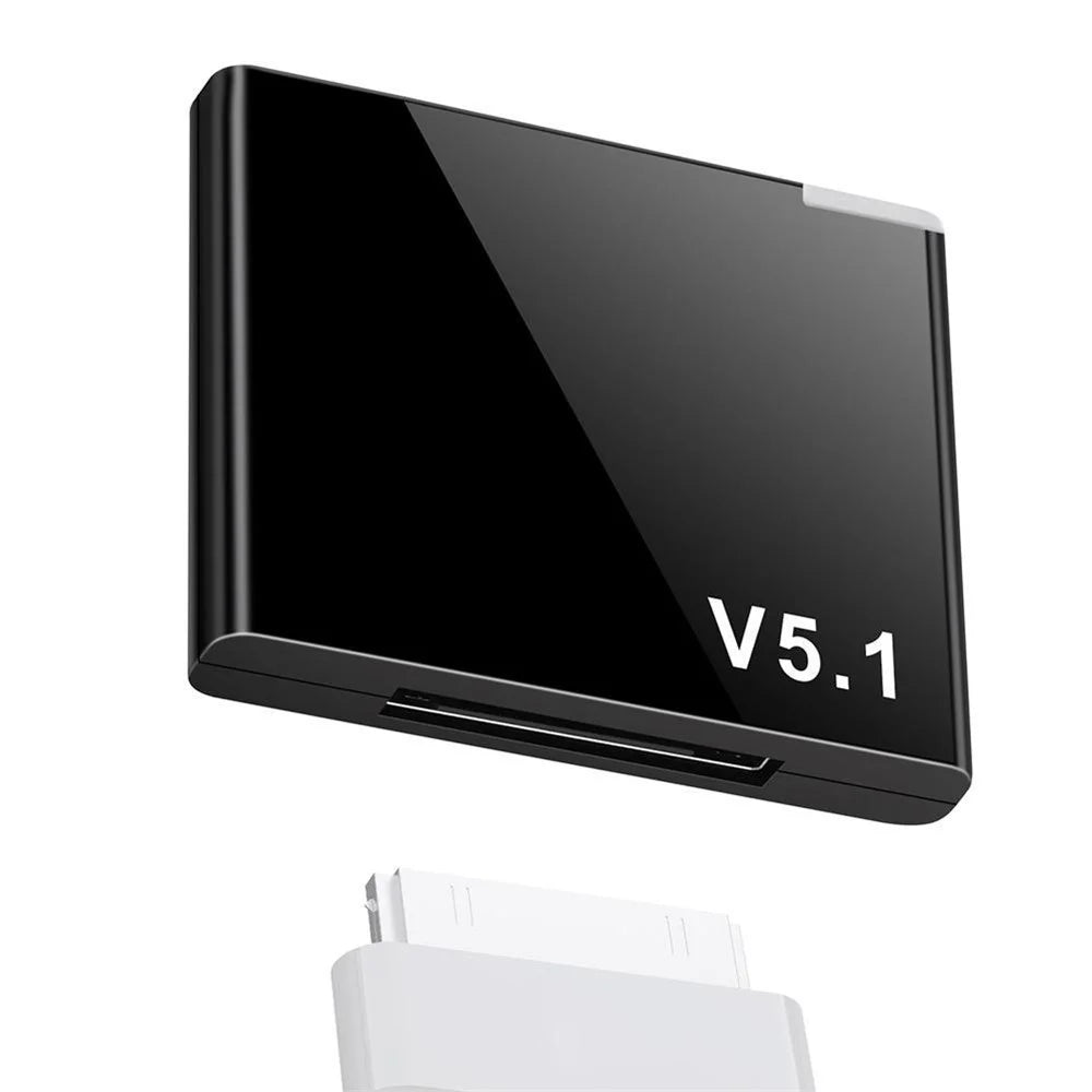 30-pin Bluetooth-compatible 5.1 Audio Receiver Speaker Mini Wireless Adapter 30-pin Jack Analog for iPhone iPad PC - 4
