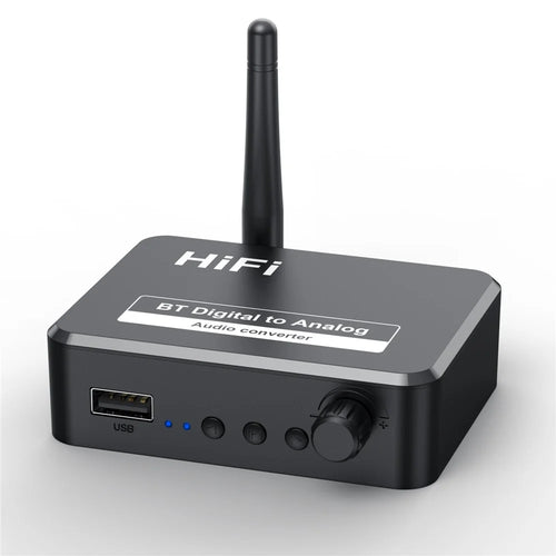 B35 Bluetooth-compatible 5.1 Receiver RCA 3.5mm AUX Adapter Converter for Home Theater - 1