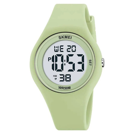 SKMEI 2317 Fashion Student Luminous Digital Watch All-Match Electronic Wrist Watch - Light Green - 2