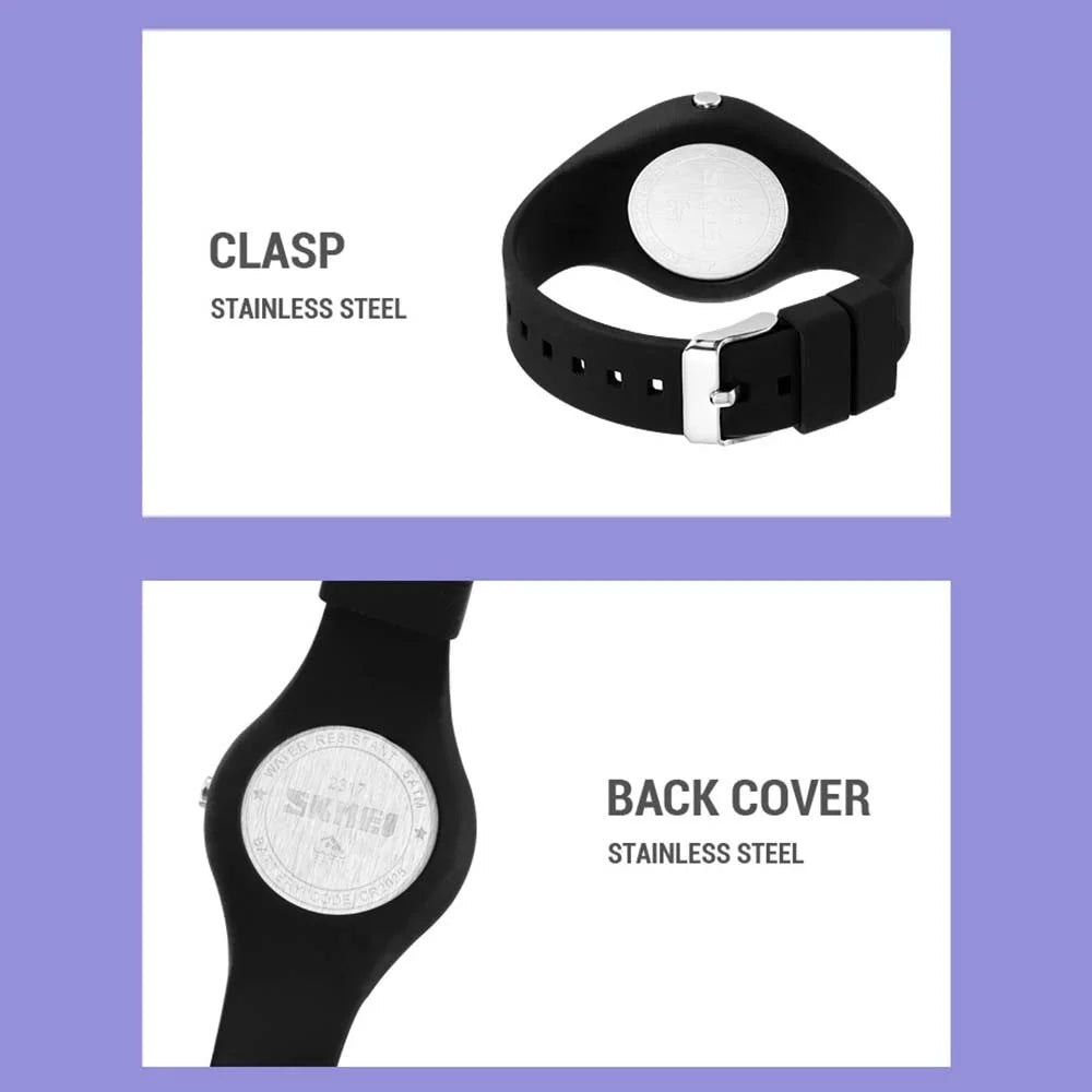 SKMEI 2317 Fashion Student Luminous Digital Watch All-Match Electronic Wrist Watch - Light Green - 6