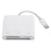 Type-C Plug 3-in-1 SD / TF / CF Memory Card Reader Data Transfer Adapter - 1