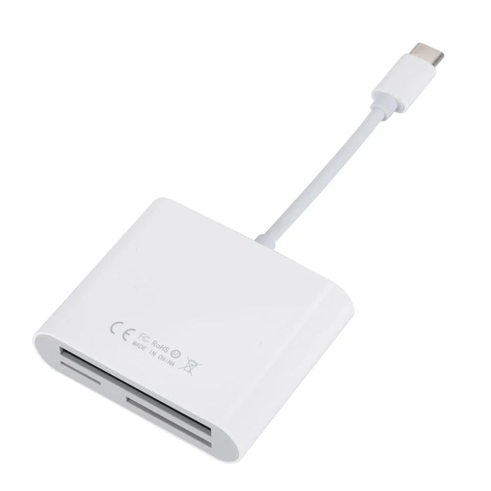 Type-C Plug 3-in-1 SD / TF / CF Memory Card Reader Data Transfer Adapter - 4