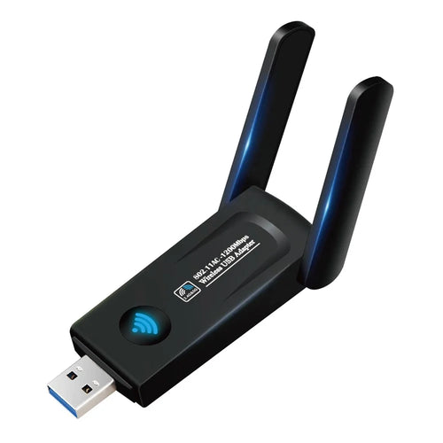 RE-1202 1200M USB3.0 Network Card 2.4G / 5G Dual Band WiFi Transmitter Receiver Adapter - 1
