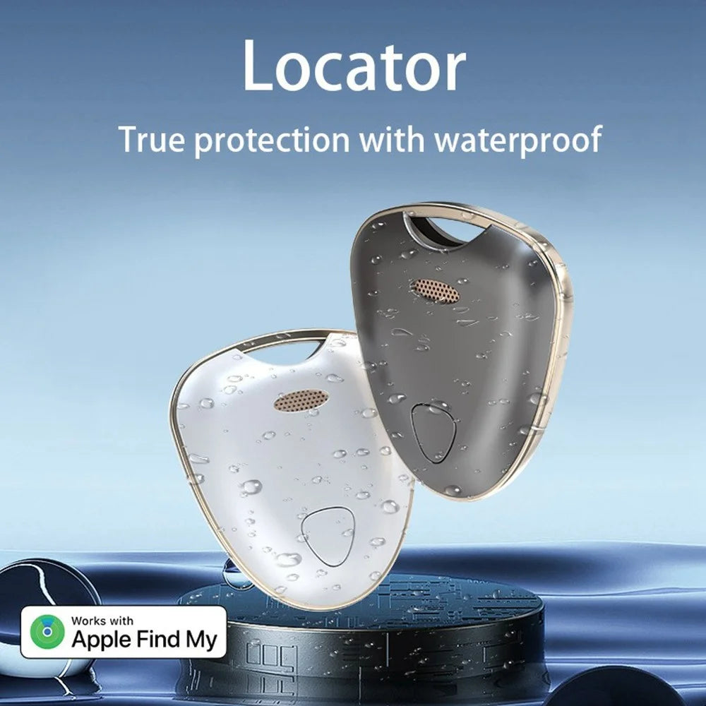 F4 Wireless Smart Tag lPX6 Waterproof Bluetooth-compatible Luggage Tracker Wallet Key Finder for iOS - Black - 2