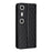 For XREAL Beam Pro Wallet Case Rhombus Imprinted Leather Phone Cover - Black - 6