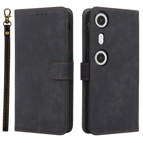 For XREAL Beam Pro Wallet Case RFID Blocking PU Leather Cover Stand View - Black - 1