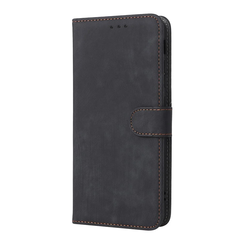 For XREAL Beam Pro Wallet Case RFID Blocking PU Leather Cover Stand View - Black - 7