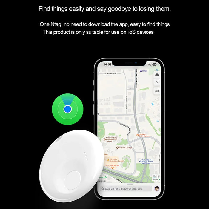 TAG005 Wireless Luggage Finder for iOS Devices Anti-lost Smart Tracker - White - 6