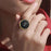 S9 Waterproof Finger Ring Digital Counter Luminous Electronic Smart Ring Tally Counter - Red - 2