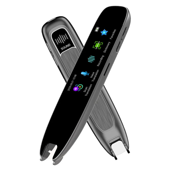 A26S 1+8G 2.99-inch Large Screen Languages Translator Scanning Dictionary Smart Translation Pen - Grey - 1