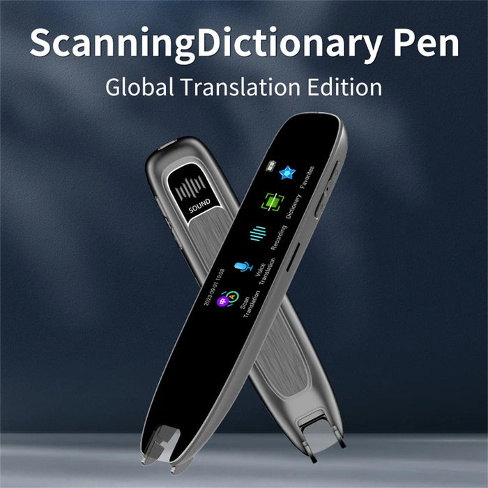 A26S 1+8G 2.99-inch Large Screen Languages Translator Scanning Dictionary Smart Translation Pen - Grey - 2