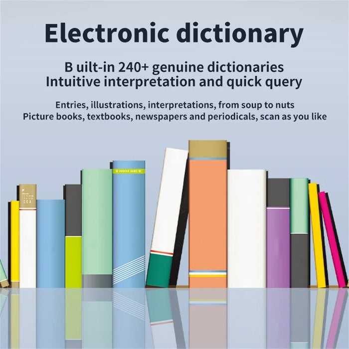 A26S 1+8G 2.99-inch Large Screen Languages Translator Scanning Dictionary Smart Translation Pen - Grey - 7