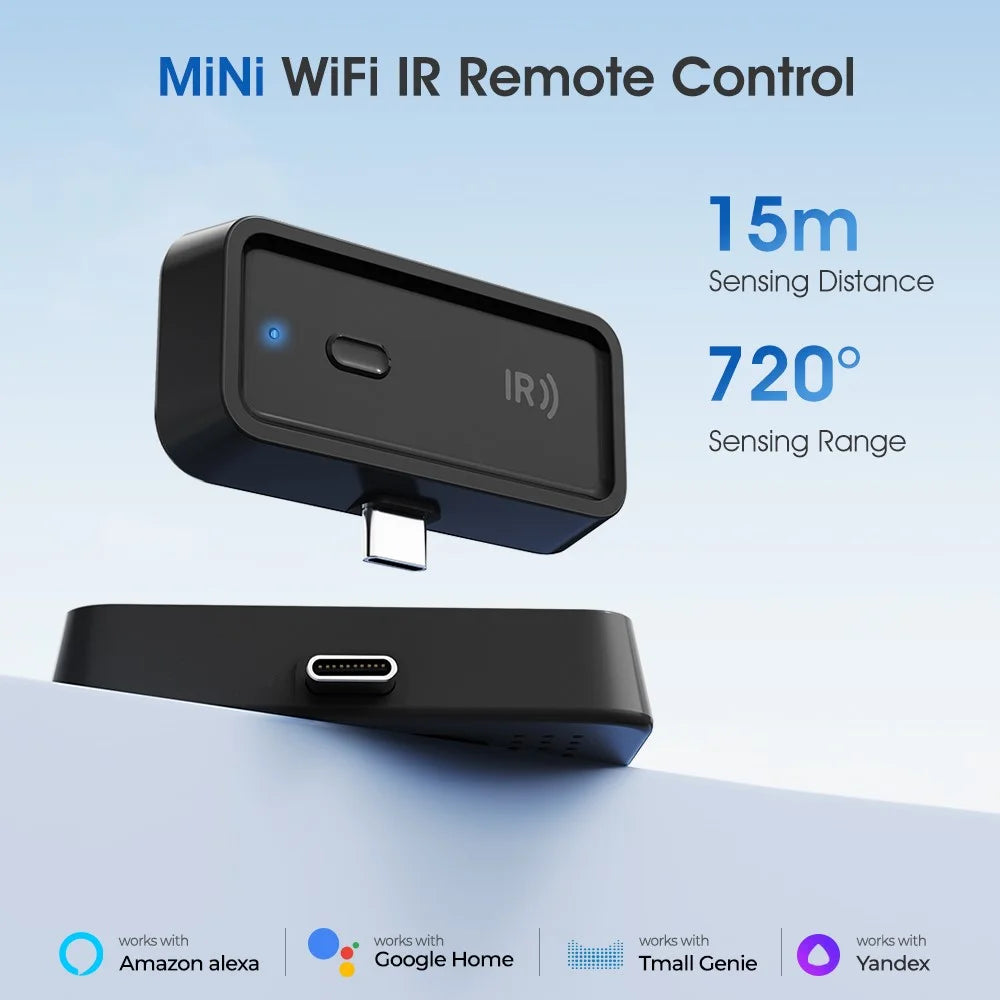 MG-YKQ103 WiFi + Bluetooth-compatible Dual Mode Infrared Remote Controller 15m Range Mini IR Remote - 5