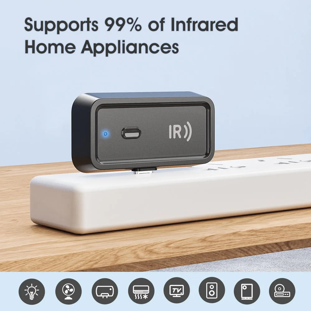 MG-YKQ103 WiFi + Bluetooth-compatible Dual Mode Infrared Remote Controller 15m Range Mini IR Remote - 6