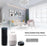 DS-101JL-3 3 Gang WiFi + Bluetooth-compatible Dual Mode APP Voice Control Smart Touch Wall Switch - White - 6
