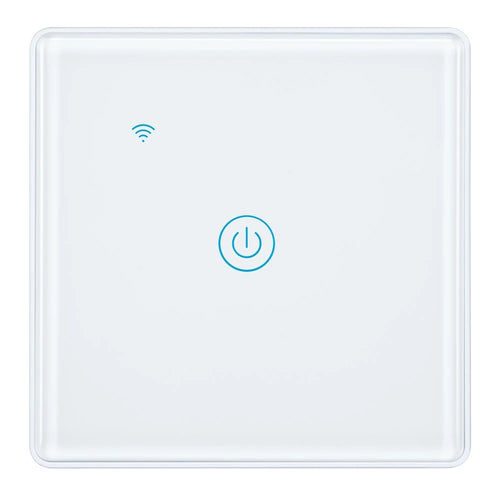 DS-101JL-1 1 Gang WiFi + Bluetooth-compatible Dual Mode APP Voice Control Smart Touch Wall Switch - White - 1