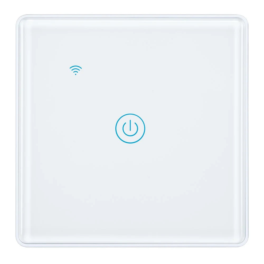DS-101JL-1 1 Gang WiFi + Bluetooth-compatible Dual Mode APP Voice Control Smart Touch Wall Switch - White - 1