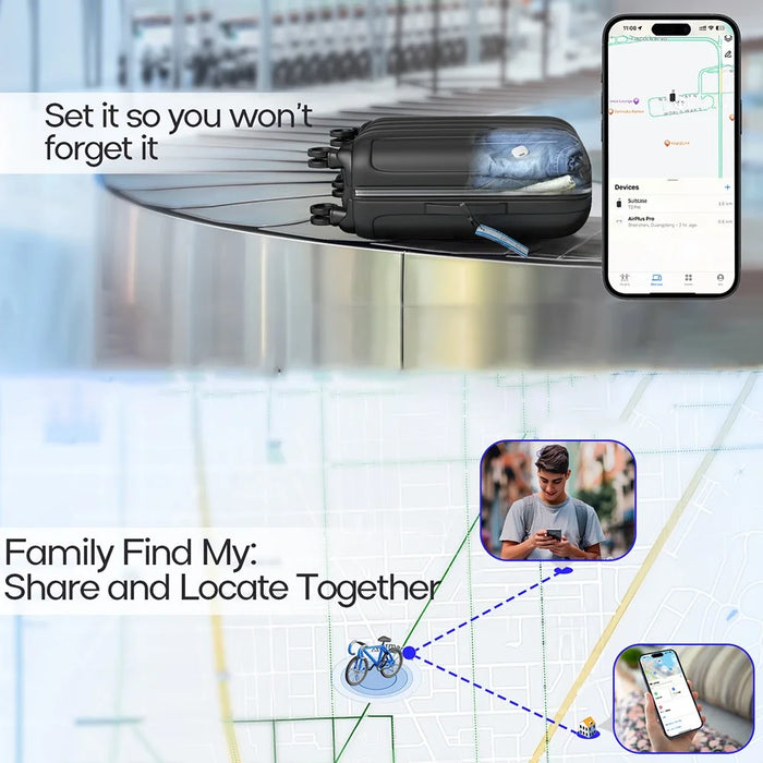 T2 Pro Wireless Smart Finder for iOS Devices Key Wallet Anti-lost Tracker - 3