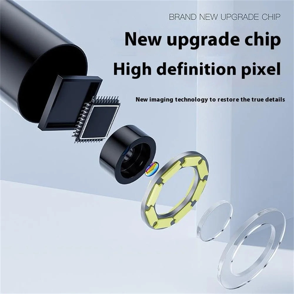 P230 5m Hard Wire 2 Inch HD 1080P Industrial Endoscope Handheld Inspection Camera with 8mm Lens - 4