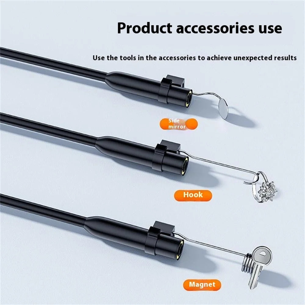 P230 20m Hard Wire 2 Inch HD 1080P Industrial Endoscope Handheld Inspection Camera with 8mm Lens - 5
