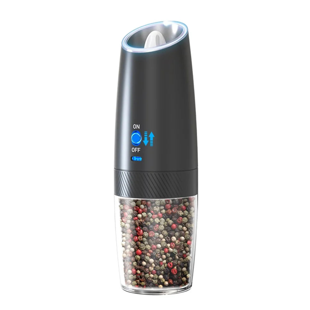 KLT DGS-KYMQ-47A 2Pcs Gravity Sensor Electric Pepper Grinder Kitchen Pepper Grinding Tool (BPA Free, No FDA Certification) - 3