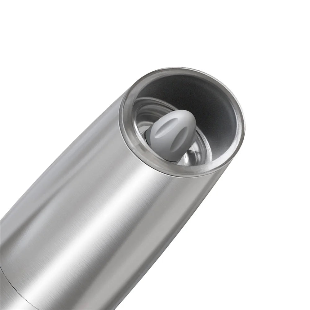 KLT DGS-KYMQ-53B 2Pcs Battery Powered Gravity Sensing Stainless Steel Electric Pepper Grinder (BPA Free, No FDA Certification) - 7