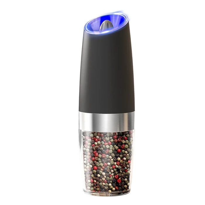 KLT KYMQ-50B Battery Powered Gravity Sensing Kitchen Electric Salt Pepper Grinder (BPA Free, No FDA Certification) - 1