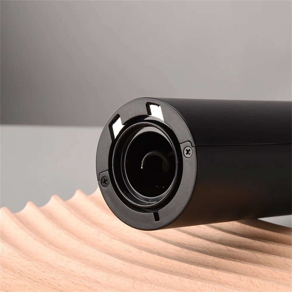 KLT KP1125(D) 5-in-1 Rechargeable Red Wine Bottle Opener Pourer Vacuum Stopper Foil Cutter with Base - 7