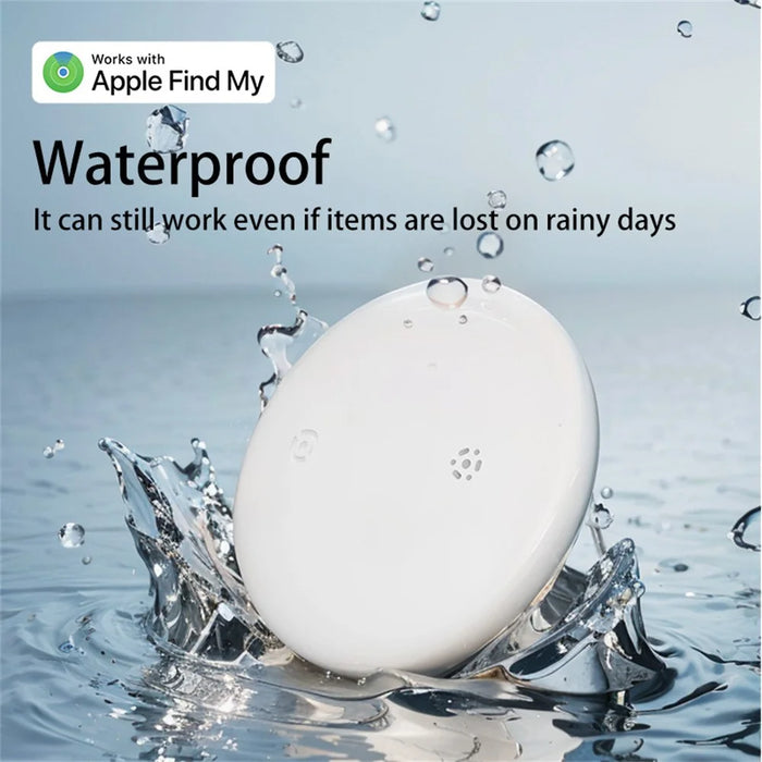 S10 Wireless Finder for iOS Devices Round Shape Key Wallet Anti-lost Smart Tracker - White - 5