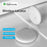 S10 Wireless Finder for iOS Devices Round Shape Key Wallet Anti-lost Smart Tracker - White - 7